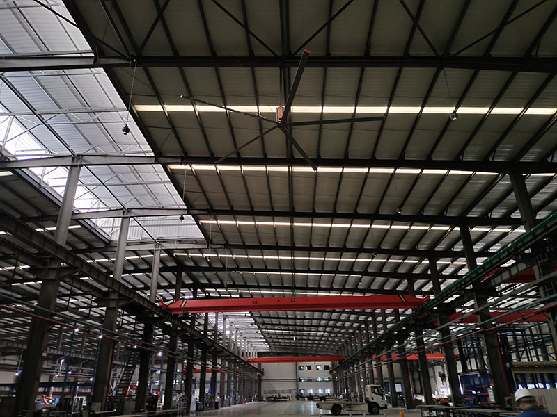 大吊扇通风降温应用场所广泛